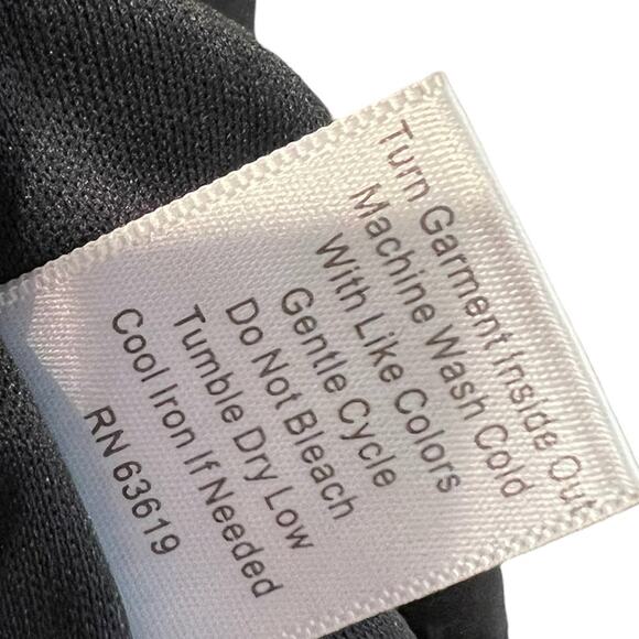 Daisy Fuentes Blazer Jacket Women's XL Black Stretch Single Breasted Open Front - Picture 5 of 7